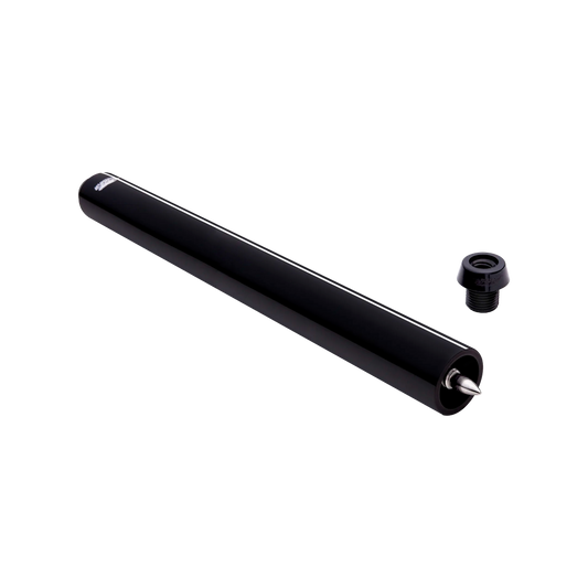 Extension de queue de billard Predator 12" noire QR2 avec talon de caoutchouc  au prix de la 3''