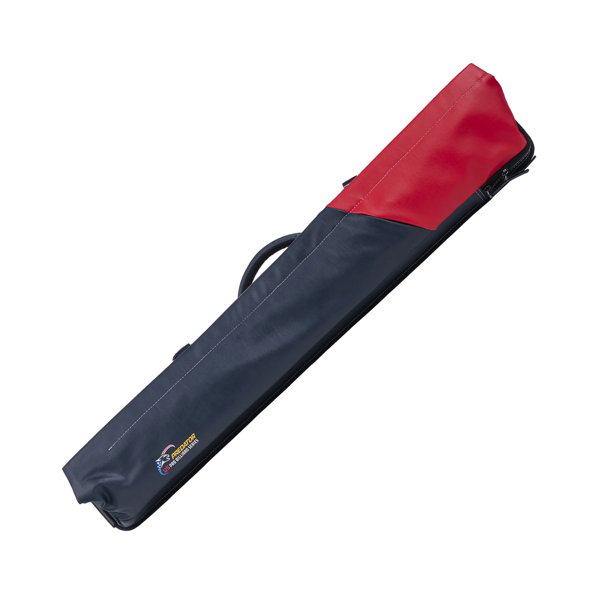 Étui rigide noir et rouge pour queue de billard Predator Urbain - 2 fûts x 4 tiges