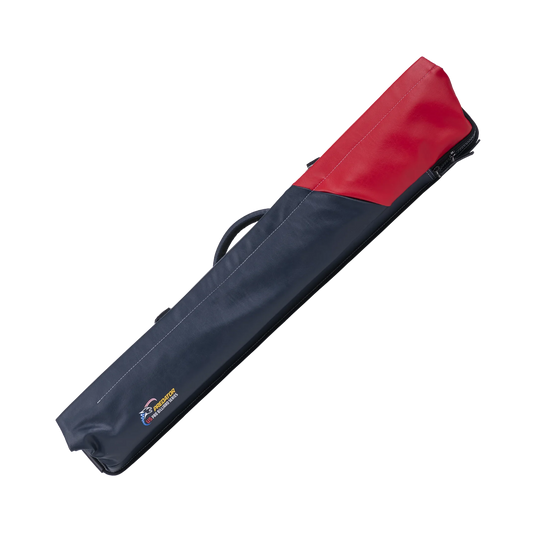 Étui rigide noir et rouge pour queue de billard Predator Urbain - 2 fûts x 4 tiges