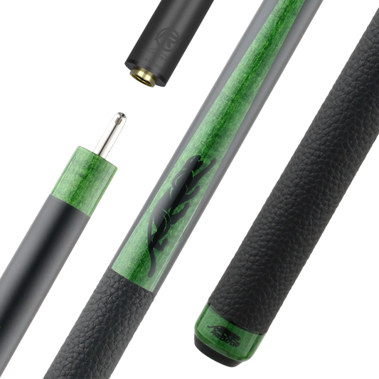 Predator Sport 2 Uni-Loc en érable ondé teinté vert 1 - Manche seulement avec revêtement