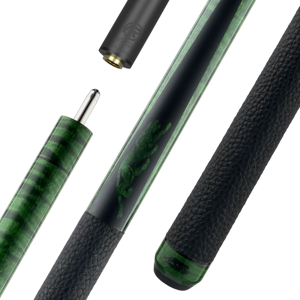 Predator Sport 2 Uni-Loc en érable ondé teinté vert 2 - Manche seulement avec revêtement