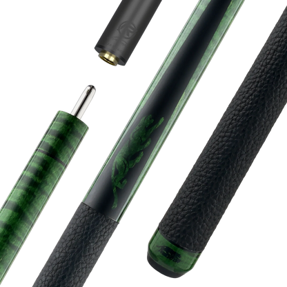 Predator Sport 2 Uni-Loc en érable ondé teinté vert 2 - Manche seulement avec revêtement