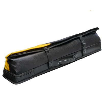 Étui rigide noir et jaune pour queue de billard Predator Urbain - 2 fûts x 4 tiges