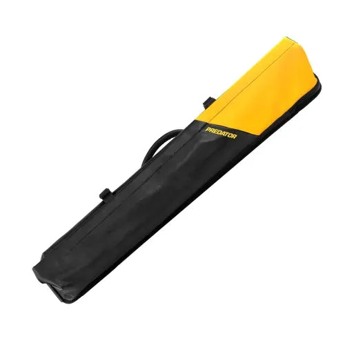 Étui rigide noir et jaune pour queue de billard Predator Urbain - 2 fûts x 4 tiges