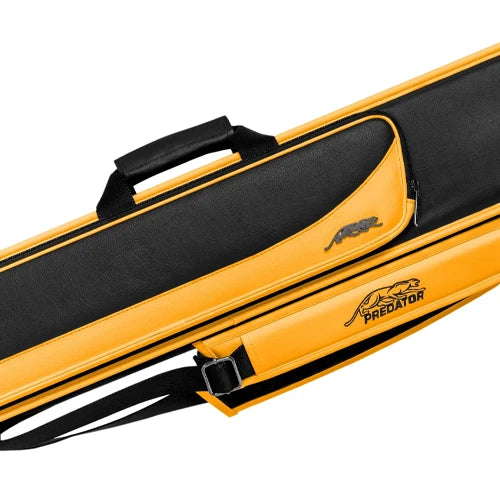 Étui souple pour queue de billard Roadline noir/jaune - 4 fûts x 8 tiges