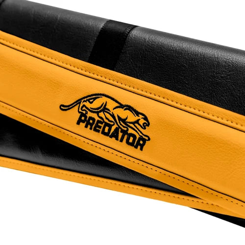 Étui souple pour queue de billard Roadline noir/jaune - 4 fûts x 8 tiges